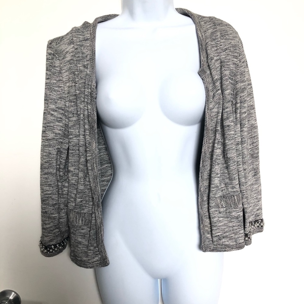 Express Beaded Open Blazer Jacket - image 1